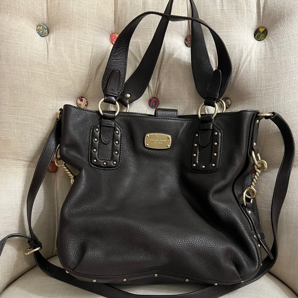 Michael kors genuine leather purse